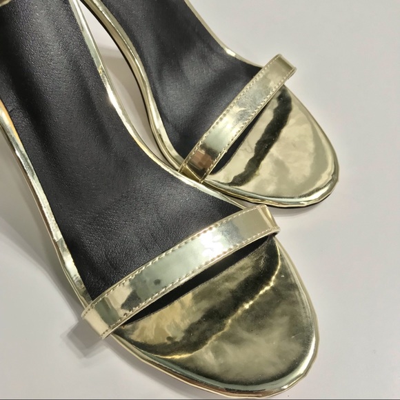ASOS gold sandals, size 9/9.5 - Picture 4 of 10